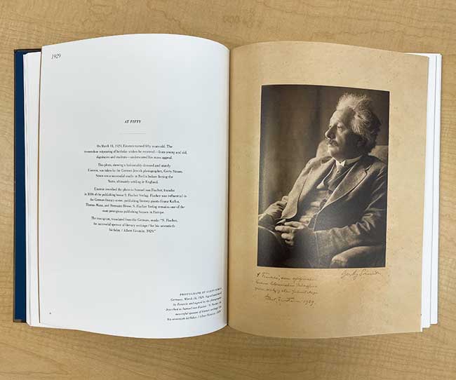 Interior page of Einstein.