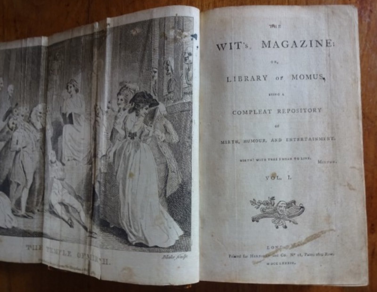 The Wit's Magazine; or Library of Momus. Being a Compleat Repository of Mirth, Humour, and Entertainment