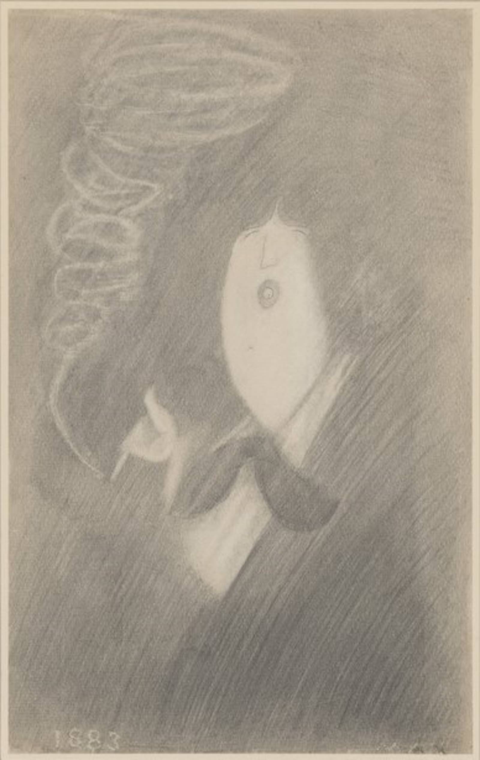 Caricature of Oscar Wilde by Max Beerbohm