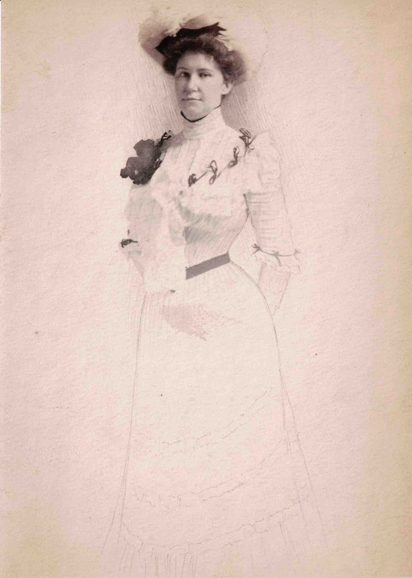 One of a handful of publicity portraits of Carolyn Wells from the Brown Brothers photo archive, circa 1895. Found on eBay!