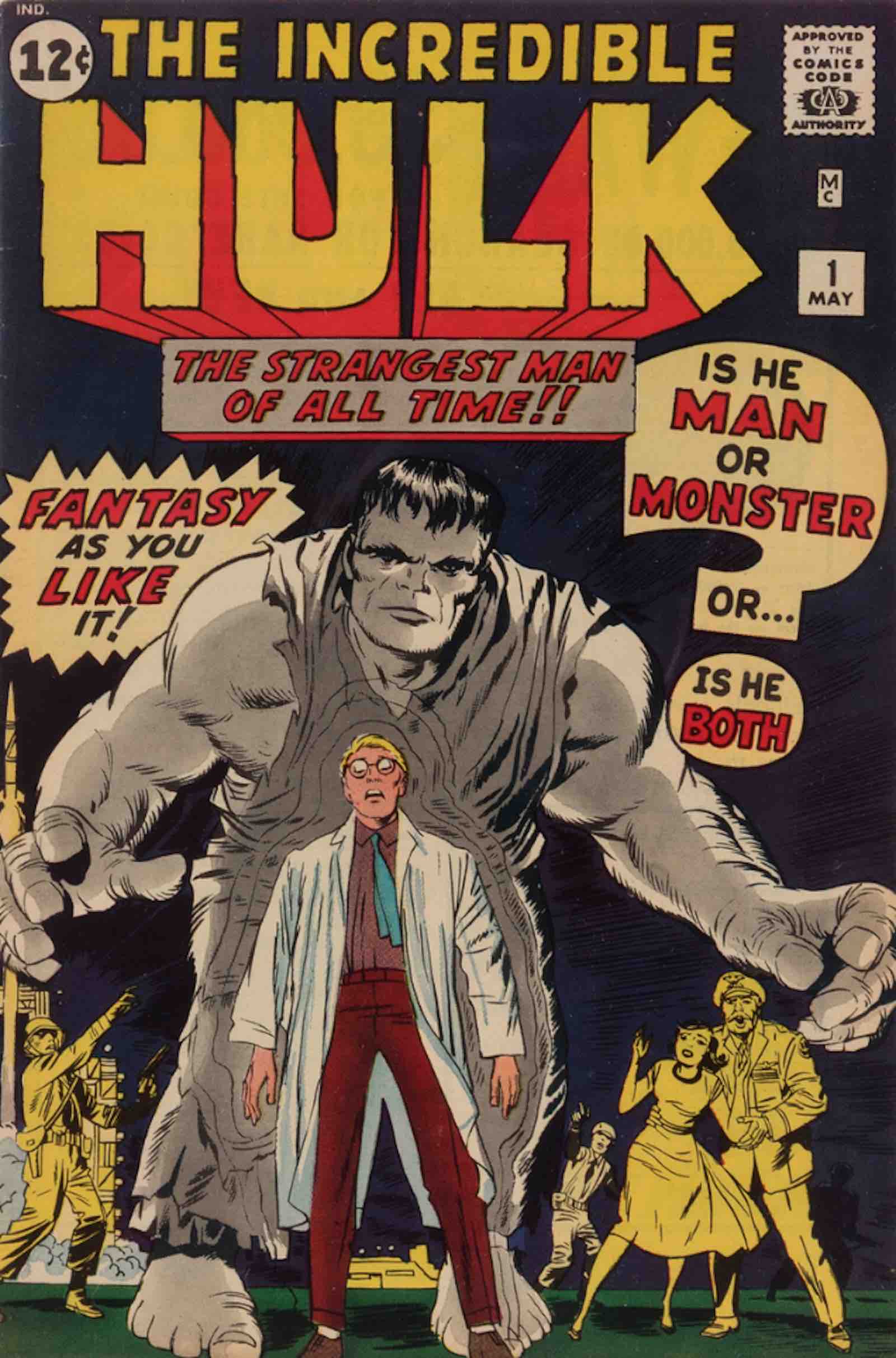 The Incredible Hulk No. 1 (Marvel, 1962), sold for $780,000