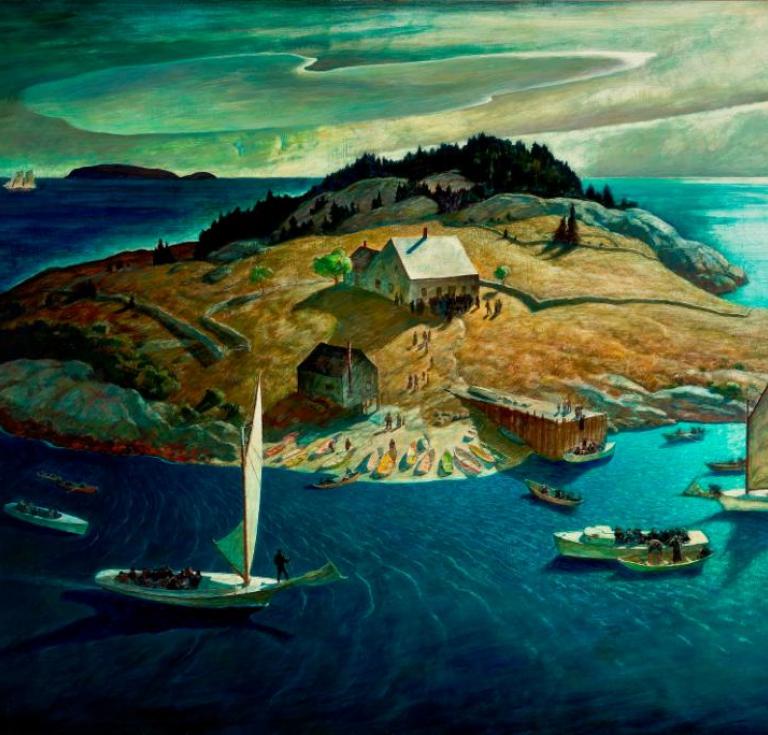 Wyeth Island Funeral