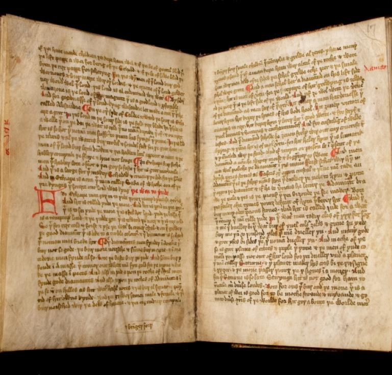 Mandeville manuscript