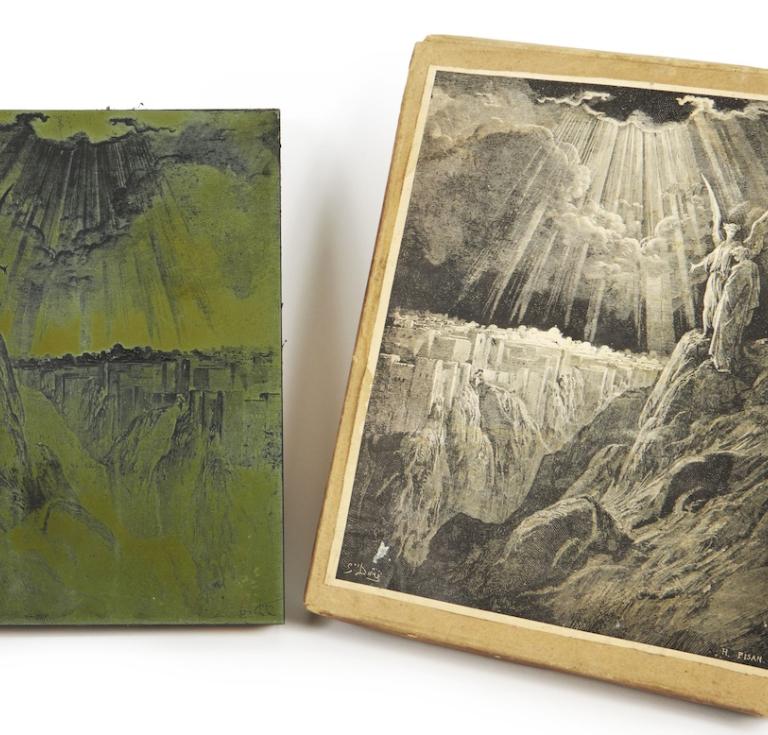 Angel showing Jerusalem to Saint John