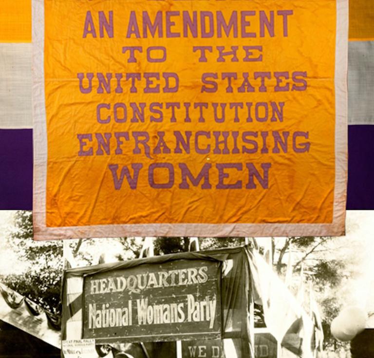 National Women's Party banner