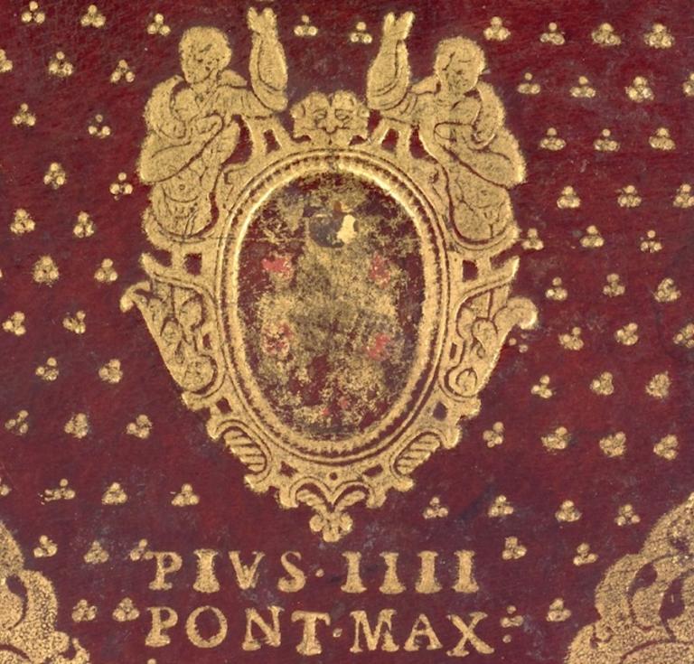 Papal binding on Bartolomeo Georgijevitz's Opera nova (1555)