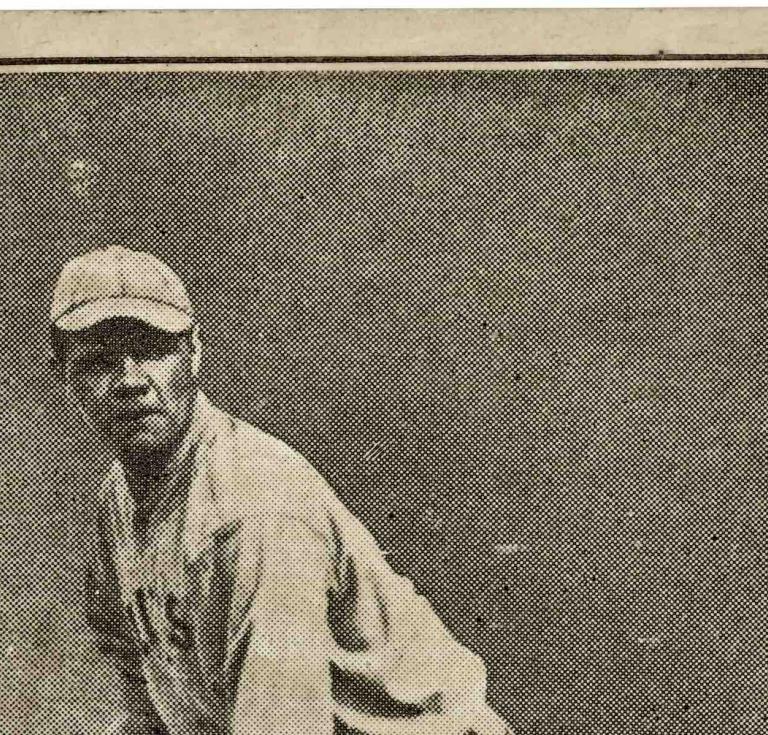 The Babe Ruth card