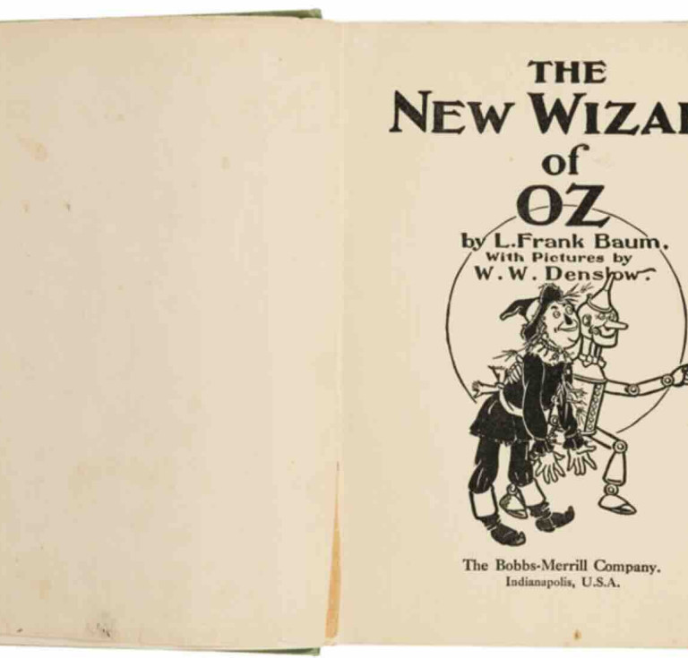 The Wizard of Oz signed by Judy Garland
